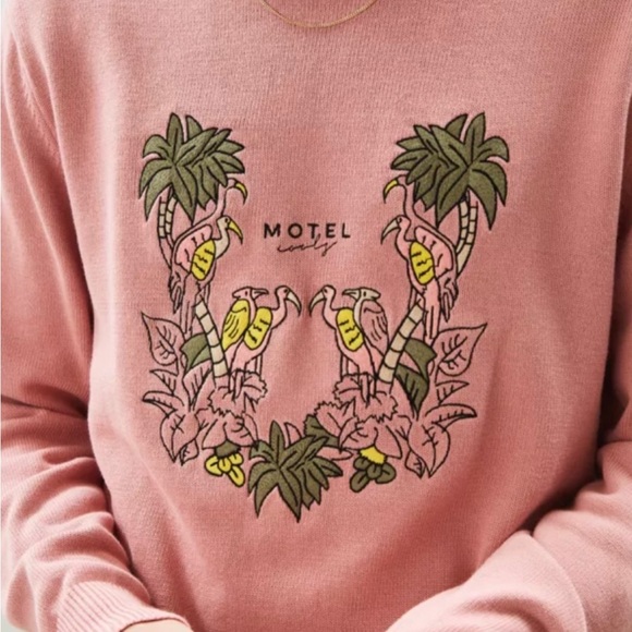 Barney Cools Embroidered Motel Sweater Pullover - Picture 6 of 6